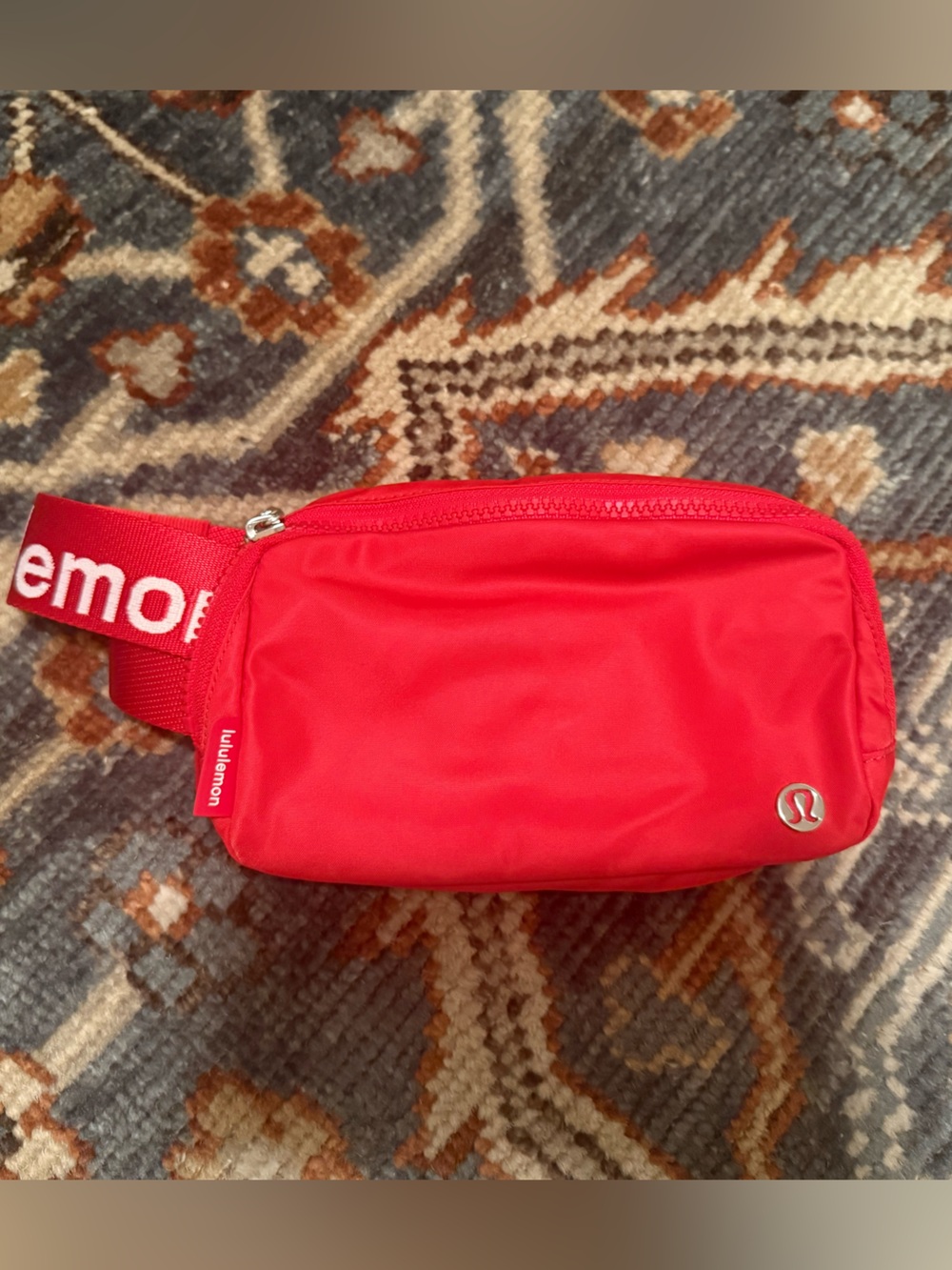 lululemon athletica educator red belt bag